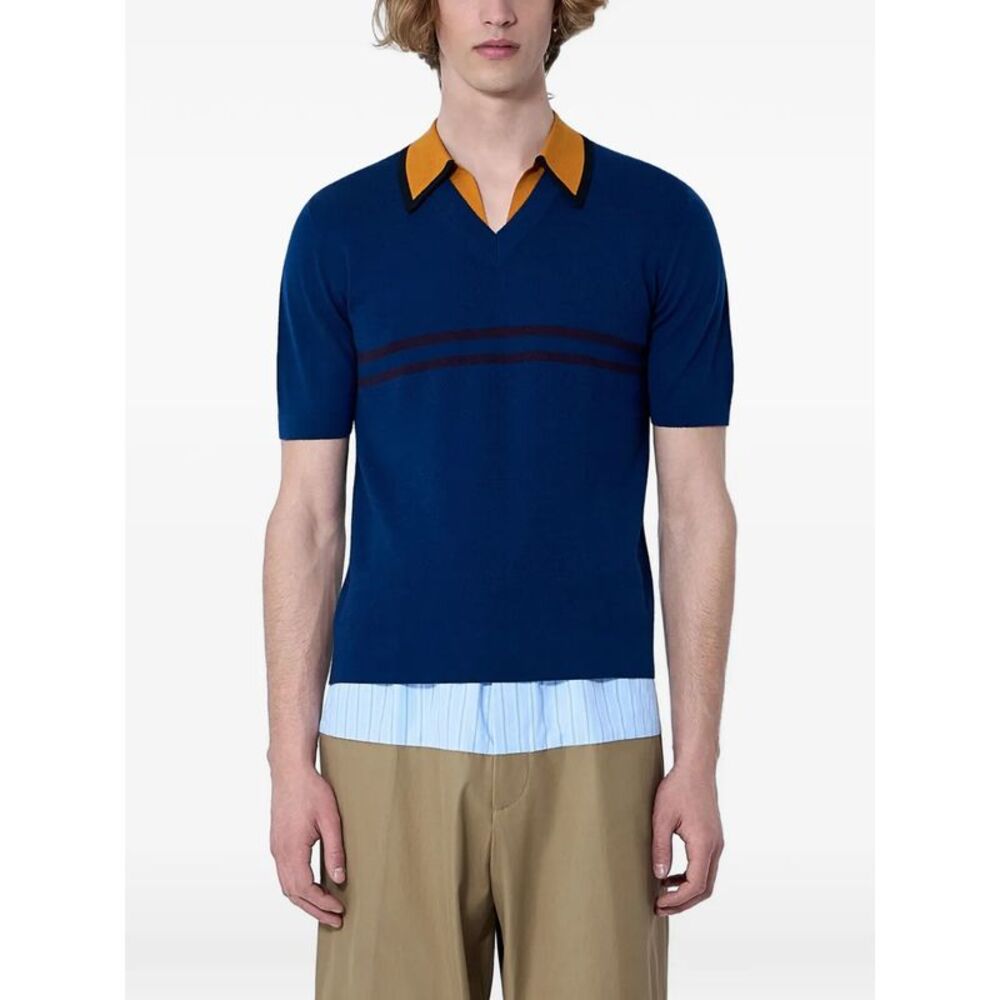 Dries Van Noten Men Striped Polo